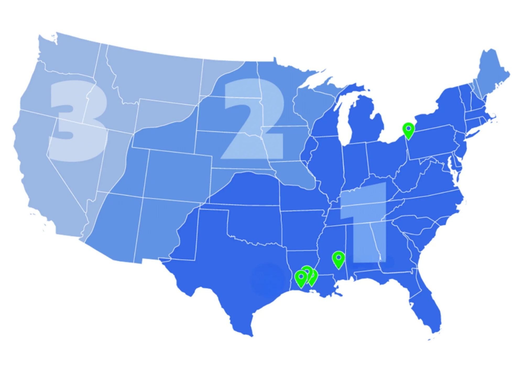 N2 Locations Map N2 Locations Map