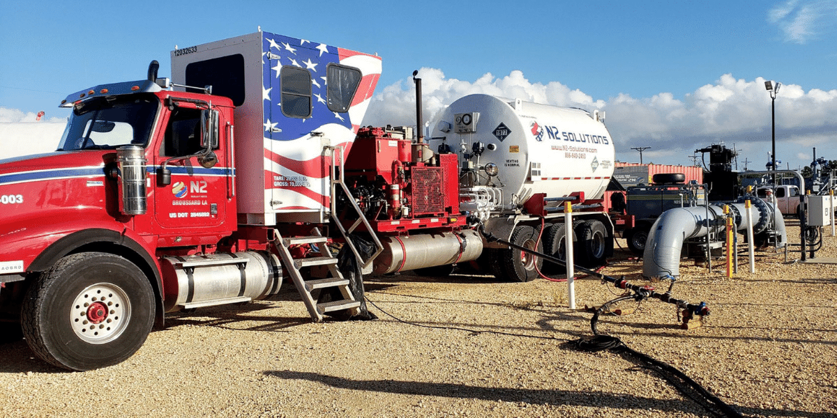 Nitrogen Pumping truck